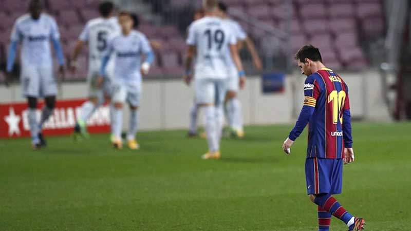 Barca và Messi lại vừa có thêm một trận đấu thất vọng