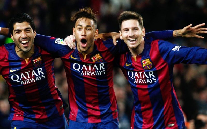 Bộ ba tấn công MNS Messi-Neymar-Suarez