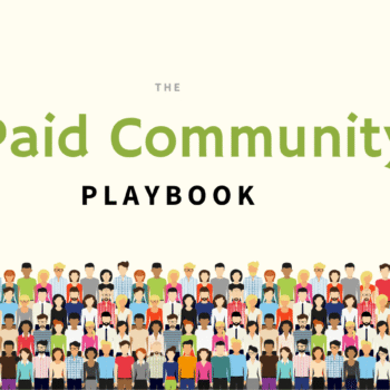 THE PAID COMMUNITY PLAYBOOK